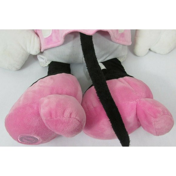 MINNIE MOUSE 28" HUGE Disney StoreCharacter Plush Stuffed Toy Pink Dress - Picture 10 of 12
